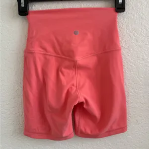 Lululemon Align High Rise Short Size‎ 2 Desert Red Pink thumbnail 6