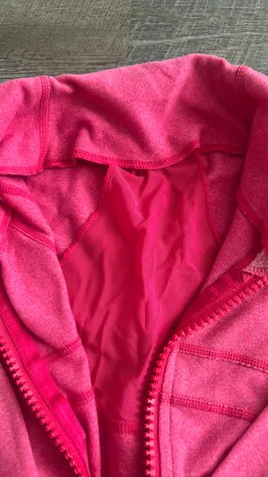 Lululemon define jacket in sonic pink, full zip, size 8 thumbnail 9