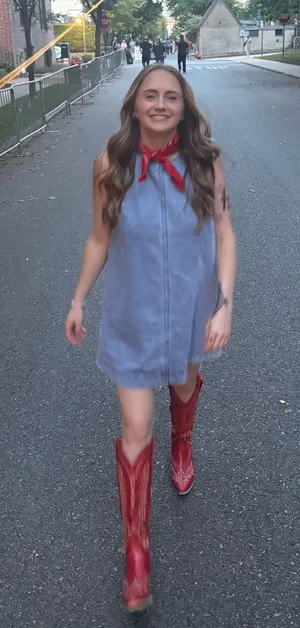 Denim Dress Forever 21 thumbnail 1