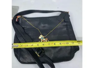 Coach Black Crossbody Bag Customized with Applique thumbnail 5