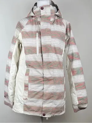 Burton Prism Gore-Tex Snowboard Ski Snow Jacket in Space Dye Stripe Size XS thumbnail 1