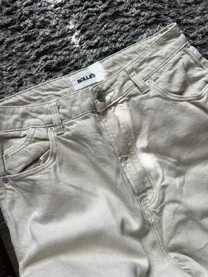 Rolla's Heidi High Rise Loose Straight Tan Khaki Stone‎ Jean size 27 thumbnail 11