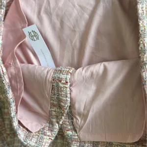 House Of Harlow 1960 NEW Women’s Tweed Pixie Dust Plaid Pink Mini Skirt Size S thumbnail 10