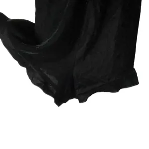 NWT Taylor Black One Piece Velvet Ruffle Trim Cross Back‎ Romper Sz 12-Flawed thumbnail 3