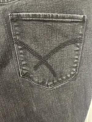 Christopher & Banks Petite Straight Black Jeans Size 10p thumbnail 5