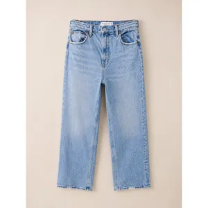 Abercrombie & Fitch Womens Jeans 28 Light Wash 90s Straight Ultra High Rise thumbnail 2