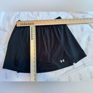 UnderArmour skort‎ women’s size small all black front and back tennis, golf thumbnail 5