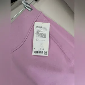 Lululemon NWT Scuba High Rise Mini Skirt Vitapink Size M thumbnail 7