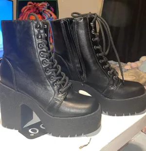 Faux Leather Booties thumbnail 1