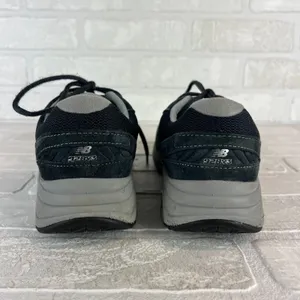 New‎ Balance 928v3 Sneakers Walking Shoes Womens 7.5 Navy Blue Suede WW928NV3 thumbnail 3