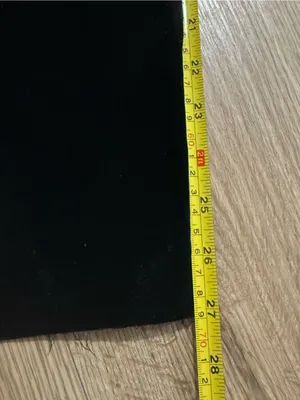 We The Free Free People Black Velvet Pants Button Fly‎ High Rise Size 30 thumbnail 7