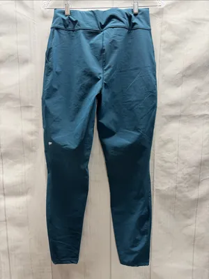 Fabletics NWT Midnight Wave Teal High Waisted Hybrid Cargo Pants Size Small thumbnail 7