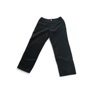 Vintage Adriana‎ Bermani Sport Black Velour Pants Sz 14 Vintage Y2K Goth thumbnail 2