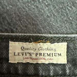 Levi's 501 Swan Island Gray Wash High Waist Stretch Skinny Denim Jeans Size 26 thumbnail 4