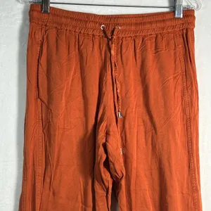 Nanette‎ Lepore Women's Rust Burnt Orange Lyocell Jogger Pants Size Medium thumbnail 6