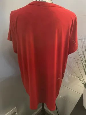 Size XL Red Short Sleeve T Shirt thumbnail 3