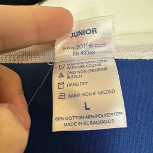 Florida Gators Junior L Burnout Football Tee Soffe NWT White Royal thumbnail 8