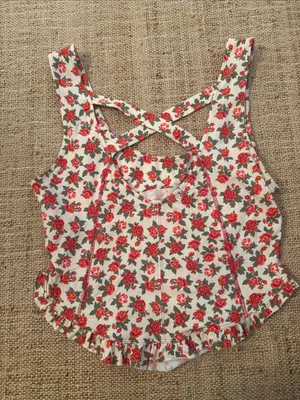 Free People Melanie Tank Top Rose Floral Medium thumbnail 11