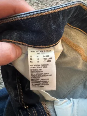 American Eagle Outfitters Women's Skinny Jeans - Medium Blue Wash thumbnail 6