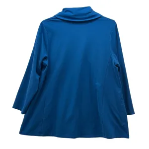Susan Graver Womans Tunic Sweater Size 2X Shawl French Terry Comfy Warm Cozy‎ thumbnail 2