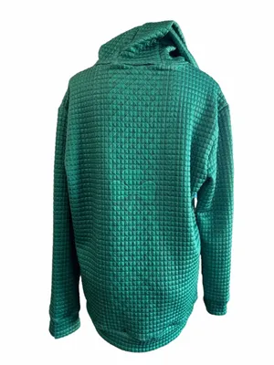 Women's NEW Dark Green Shamrock Hoodie with Kangaroo Pocket Size 2XL #260749 thumbnail 4