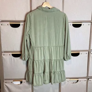 Zara Lyocell tiered mini dress thumbnail 6