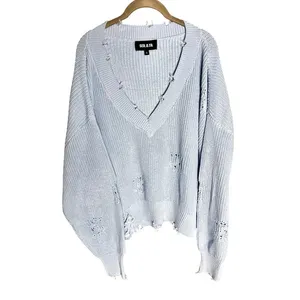SER.O.YA Syd Seater Sky Blue Size Large‎ Distressed Cropped thumbnail 4
