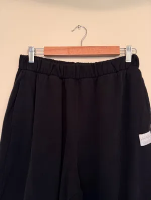 Hollister black high waisted full length joggers thumbnail 3