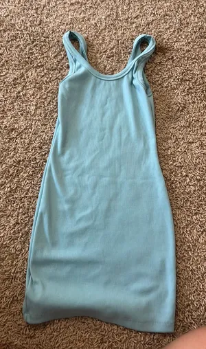 Blue mini dress thumbnail 1