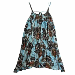 By Anthropologie Deja Blue Floral Dress Size Small thumbnail 5