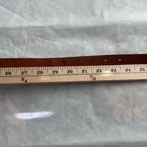 LEATHER BELT Sz: L/34” Tan thumbnail 6