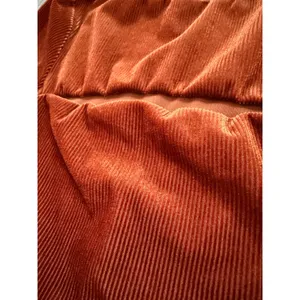 Out From Under Urban Outfitters Rust Ribbed Velvet Cutout Long Sleeve Bodysuit S thumbnail 6