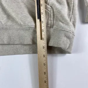 Columbia Hoodie Sweatshirt Womens Large Beige Pockets Drawstring Pullover READ thumbnail 8