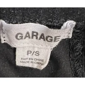 Garage black satin corset zip up back size small thumbnail 5