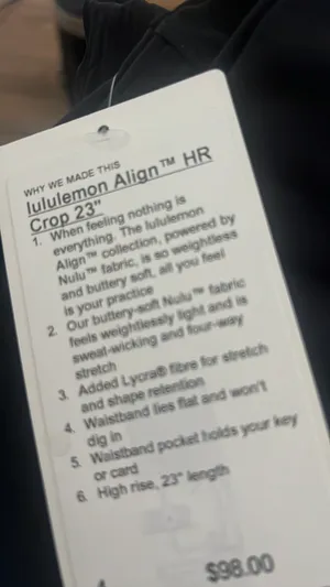 Lululemon Leggings Align™ High-Rise Crop 23" thumbnail 3
