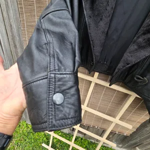 VTG Michael Joseph 🇺🇸 Made Fur&Leather Jacket, M Black Size M thumbnail 5