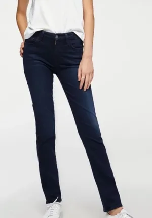 7 For All Mankind Kimmie Straight Leg Dark Wash Jeans, 24 thumbnail 1