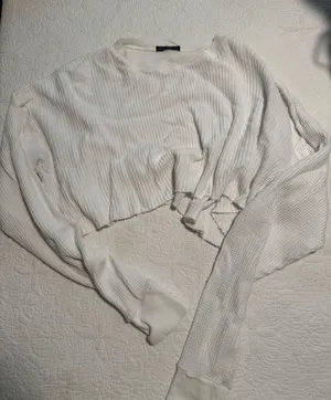 Brandy Melville Long Sleeve Crop Top thumbnail 1