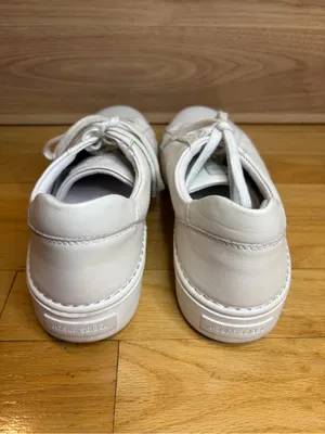 Josef Seibel Women's White Leather Low Top Sneakers - Size 8 thumbnail 4