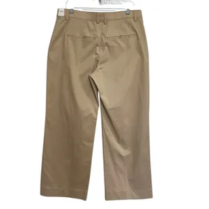 NEW Abercrombie Women’s Cotton Khaki Chinos in Light Tan - Size 14/32 thumbnail 2