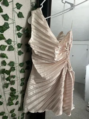 Altar'd State Silk One Shoulder Dress thumbnail 2