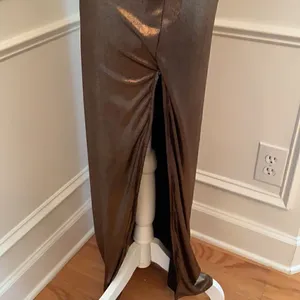 NBD Dancing Queen Maxi Dress In Shimmer Copper XS thumbnail 6