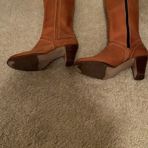 Genuine leather vintage knee-high boots size 8 thumbnail 6
