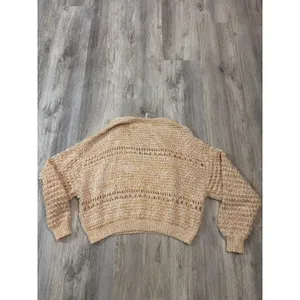 Free People Coconut V-neck sweater in‎ Sandy Combo Size Medium thumbnail 4
