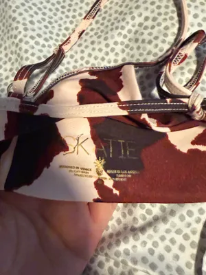 Skatie- cow print bikini thumbnail 3