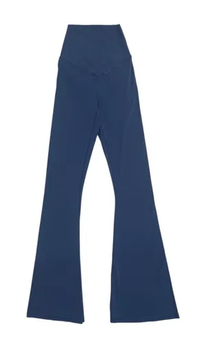 Offline By Aerie Real Me Flare Pants Womens X Small Blue High Rise Yoga Athletic thumbnail 1