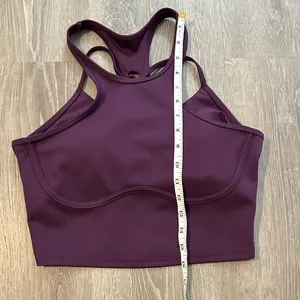 ALO Yoga Ribbed Airlift Enchanted Bra Tank Racerback Workout Crop Top Medium thumbnail 8