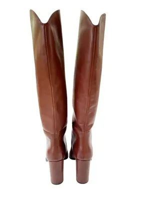 Steve Madden Leather Bixby Tall Boot in Cognac Size 6 thumbnail 4