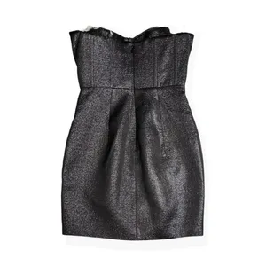 House Of CB Eevi Mini Dress, Black Sparkle, XS thumbnail 7