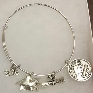 2018 Silver Graduation Charm Bracelet thumbnail 7